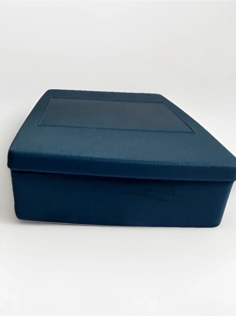 Vintage Sterling Plastic School Pencil Junk Box Case Made in USA Retro 70s